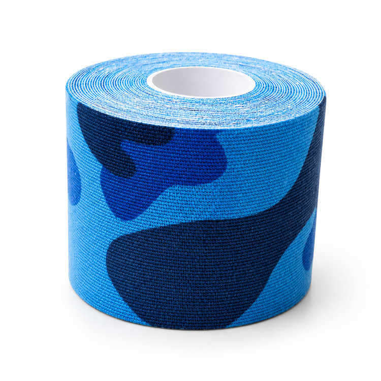 Cinta Kinesiológica Deportiva Camuflaje | Tape Neuromuscular para Alto Rendimiento y Recuperación