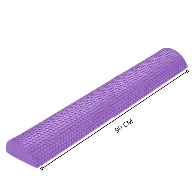 Medio Cilindro de 90 cm Fisiotleta – Soporte Premium para Rehabilitación, Pilates y Yoga