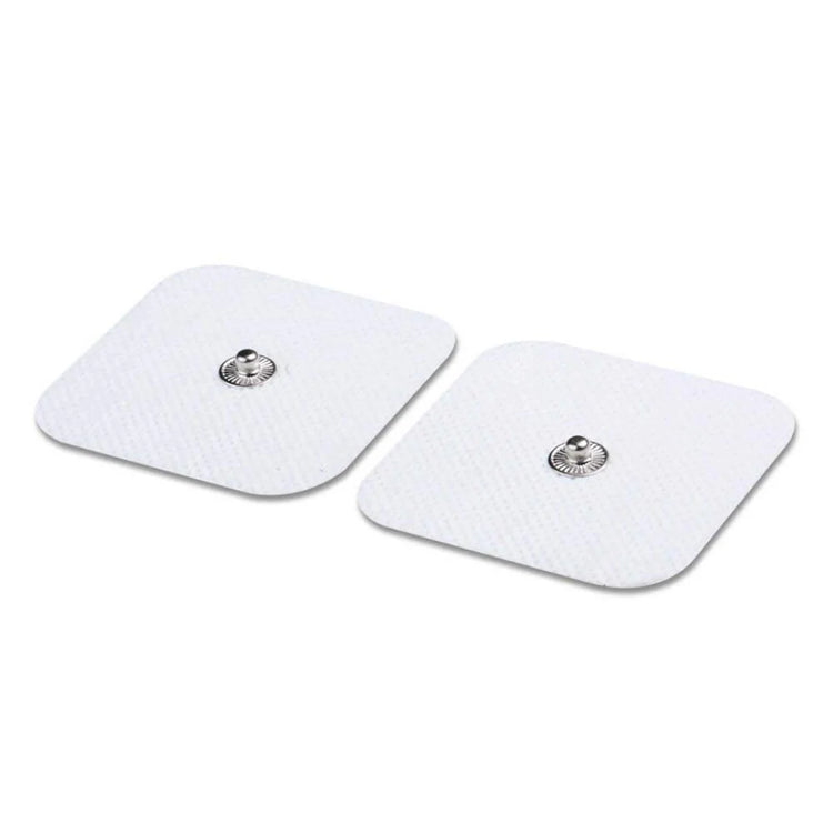 Kit de 10 Electrodos de Botón 5 x5 para Electroestimulación TENS/EMS Rehabilitación y Alivio del Dolor