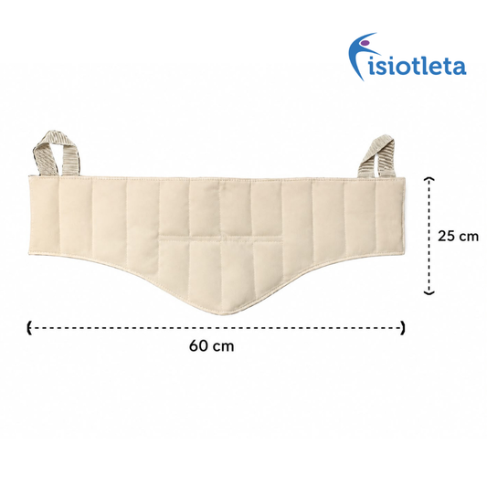 Compresa Húmedo-Caliente Cervical 25cm x 60cm de Bentonita para Compresero