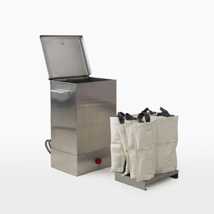 Compresero de Acero Inoxidable para 4 Compresas Calientes | Fisioterapia y Rehabilitación Profesional