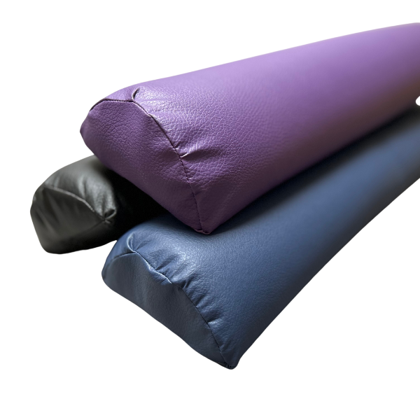 Medio Cilindro de Rehabilitación Fisiotleta 60 cm – Soporte Terapéutico para Fisioterapia Cojín de Apoyo de Cabeza y Piernas