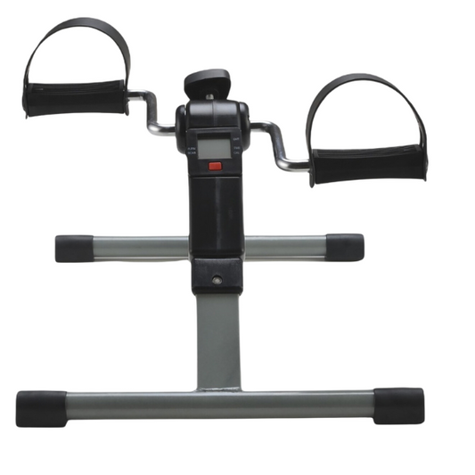 Cicloergometro Pedales Máquina Ejercicio Fitness Plegable Profesional con Contador Digital