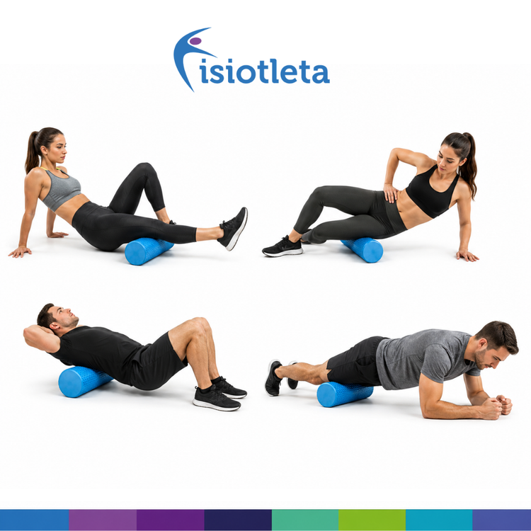 Rodillo Para Masaje Suave Calidad Premium Fisiotleta Roller