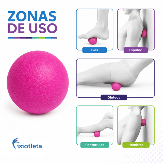 Pelota Lacrosse 6 cm Liberacion Miofascial Massage