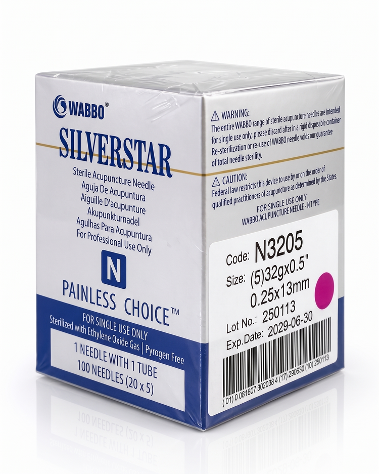 Agujas de Acupuntura Estériles SILVERSTAR Painless Choice | Uso Profesional