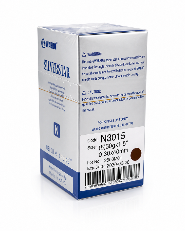 Agujas de Acupuntura Estériles SILVERSTAR Painless Choice | Uso Profesional