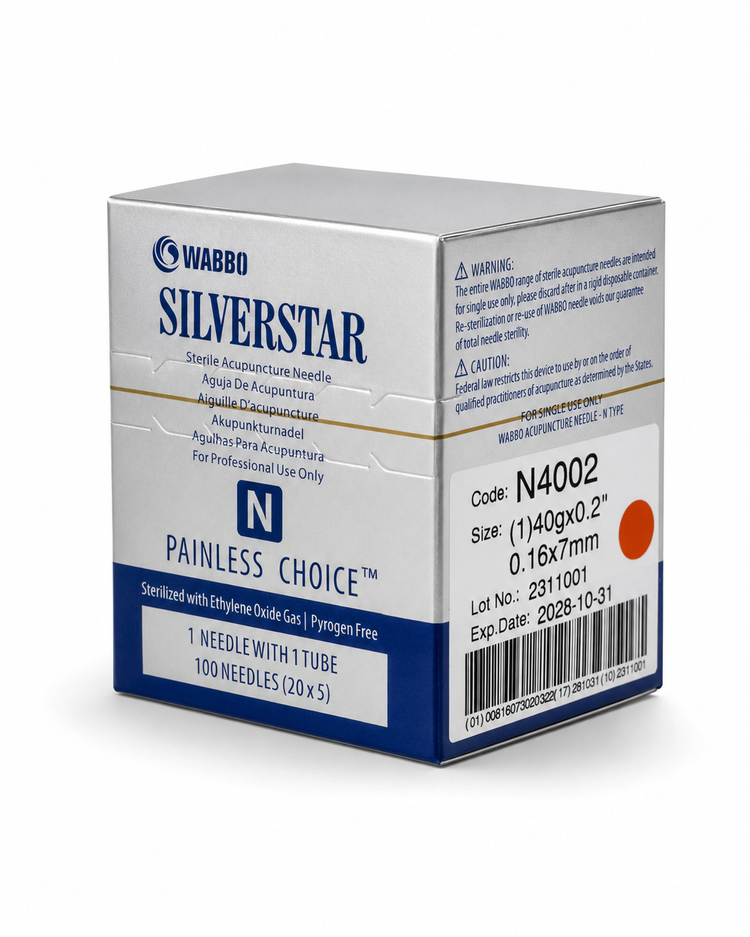 Agujas de Acupuntura Estériles SILVERSTAR Painless Choice | Uso Profesional