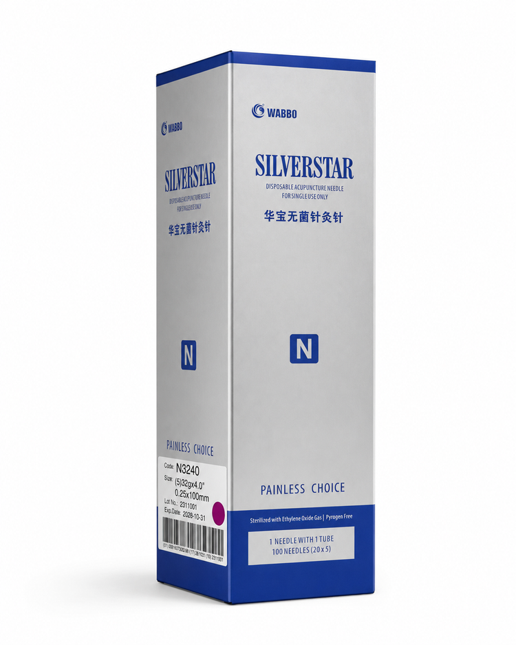 Agujas de Acupuntura Estériles SILVERSTAR Painless Choice | Uso Profesional