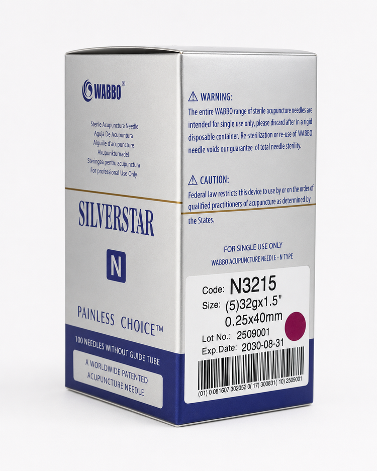 Agujas de Acupuntura Estériles SILVERSTAR Painless Choice | Uso Profesional