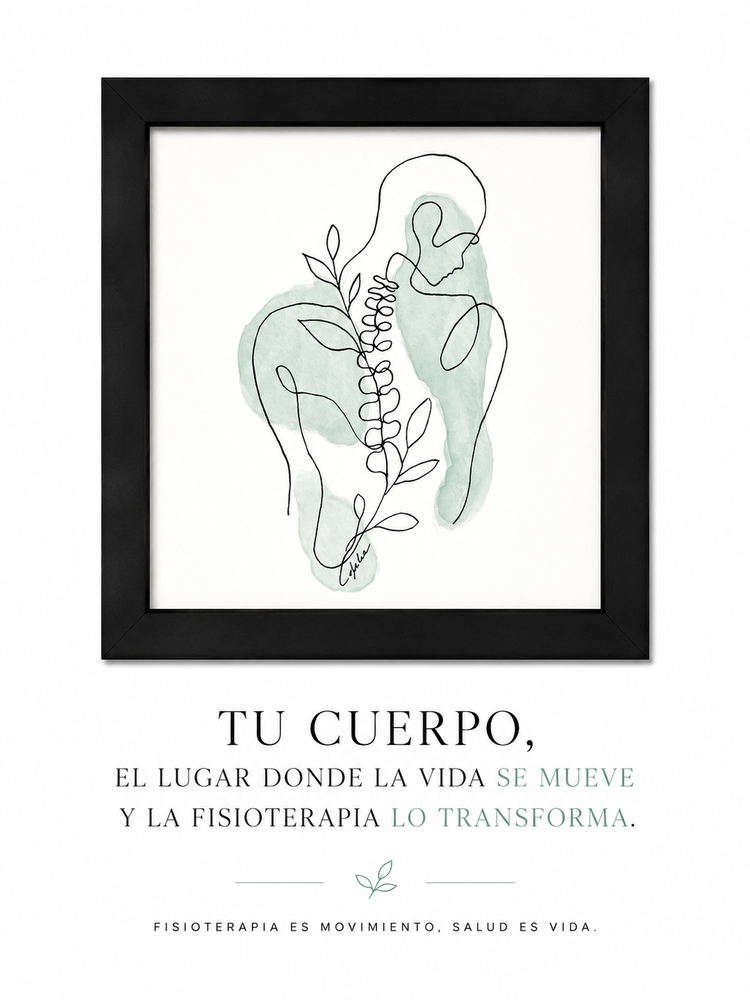 Colección Equilibrio Humano Diseño Único y Exclusivo para Consultorios de Fisioterapia