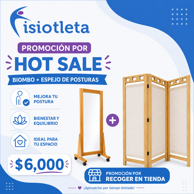 PROMO HOT SALE: ESPEJO DE POSTURAS + BIOMBO