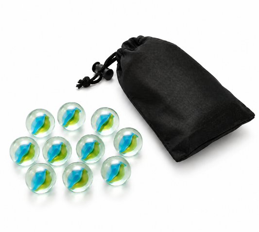 Red de Canicas de Vidrio 10 Piezas para Fisioterapia, Motricidad Fina y Terapia Ocupacional