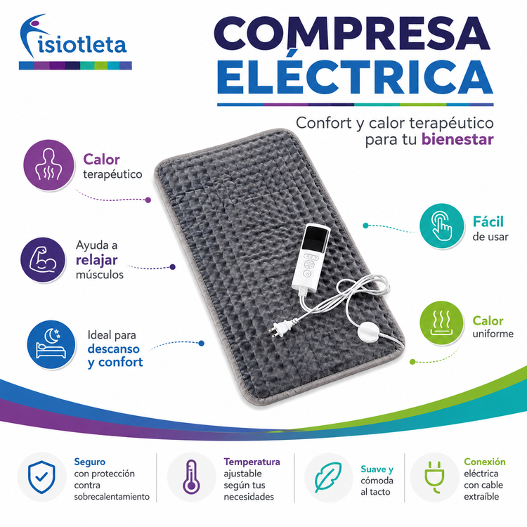 MYOFIT 4 + COMPRESA ELÉCTRICA + GUANTE DE ELECTROESTIMULACIÓN. ELECTROESTIMULADOR CON REGALOS ¡GRATIS!