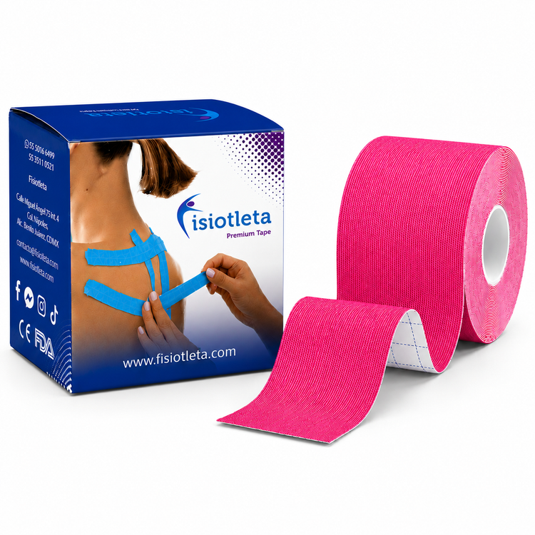 Vendaje Neuromuscular 5 cm, Kinesiotape, Cinta Kinesiológica 5 cm, Tape Neuromuscular de Algodón I