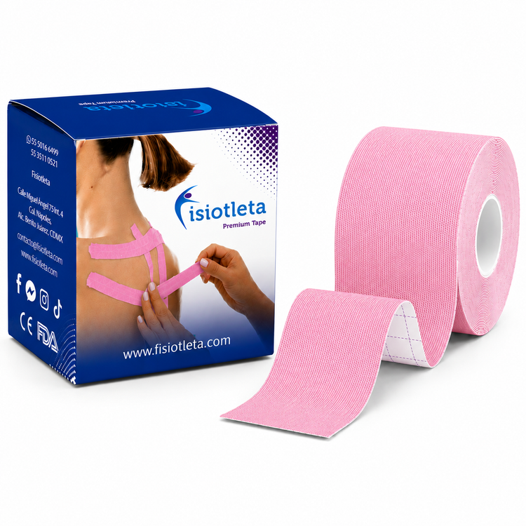 Vendaje Neuromuscular 5 cm, Kinesiotape, Cinta Kinesiológica 5 cm, Tape Neuromuscular de Algodón I