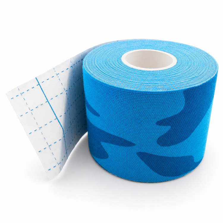 Cinta Kinesiológica Deportiva Camuflaje | Tape Neuromuscular para Alto Rendimiento y Recuperación