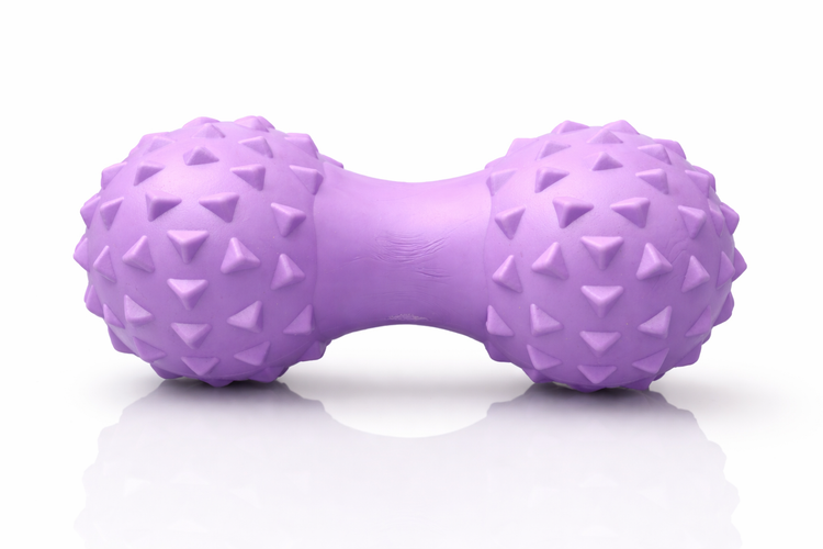 Pelota de Masaje Doble tipo Cacahuate para Liberación Miofascial  Balón para Fascia, Fisioterapia, Espalda, Cuello y Recuperación Muscular