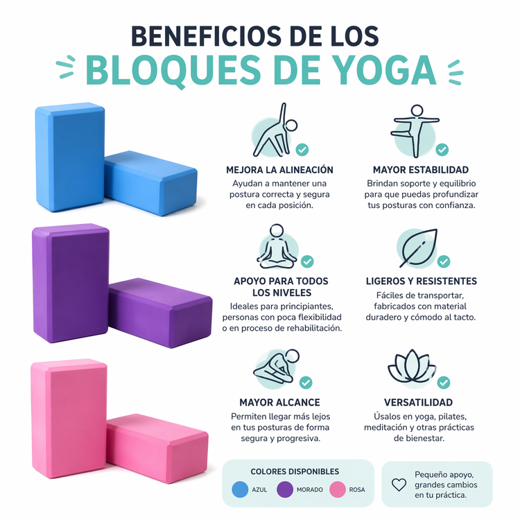 Ladrillo Bloque de Yoga  Pilates Block foam Fitness Y Ejercicios