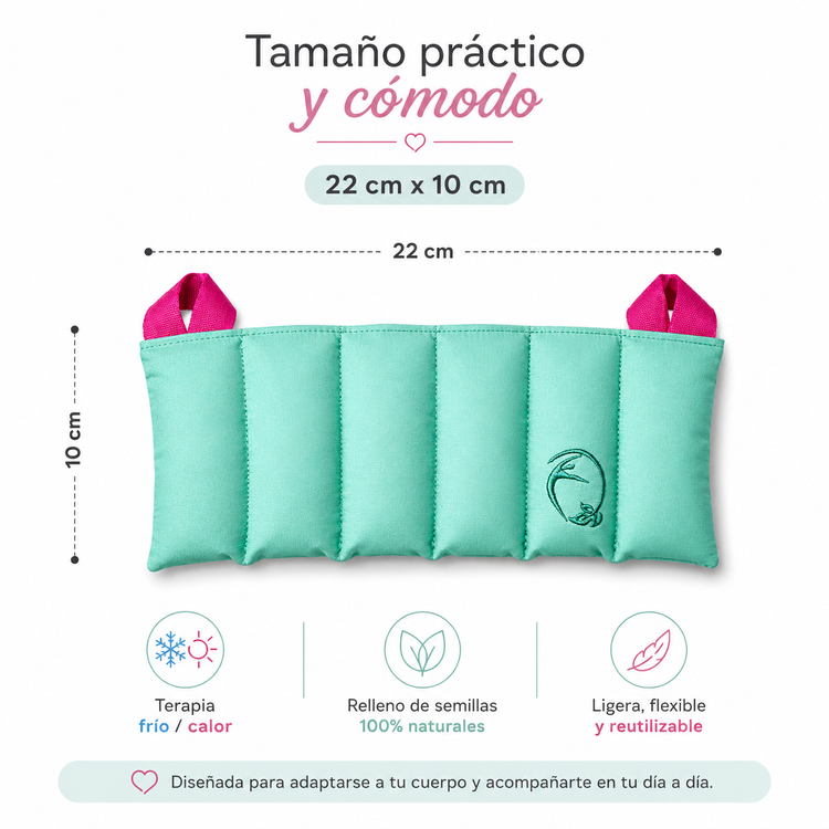 Compresa Ventral Abdominal Cólicos Frío y Calor