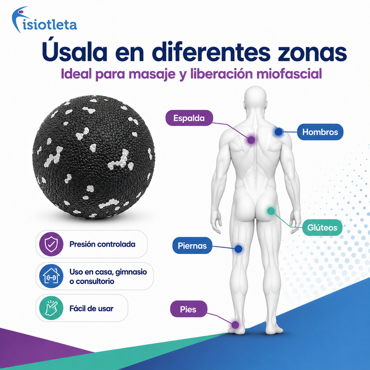 Pelota De Masaje Suave Epp Terapia Bola de fitness de yoga Sin Relieve