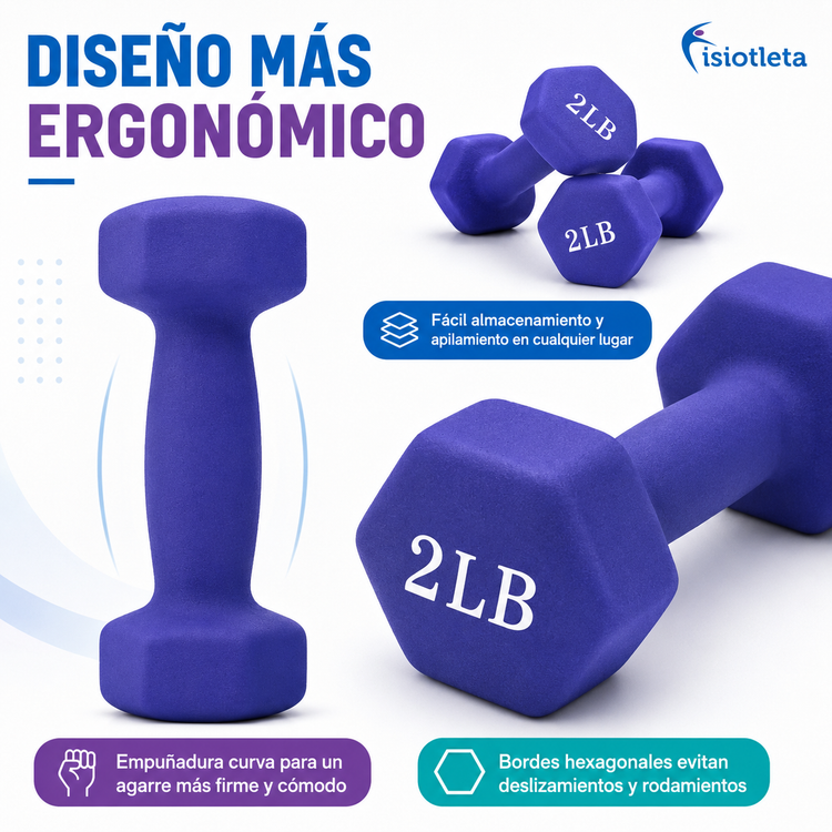 Set Pesas Mancuernas 20lb Vinil Con Rack Soporte para entrenamiento GYM en casa