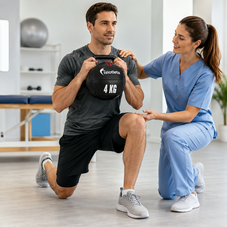 Set de Pelotas Medicinales 2, 3, 4 y 5 kg | Fitball de Peso para Fitness, Rehabilitación y Entrenamiento Funcional