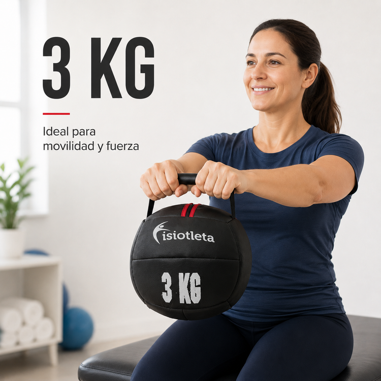 Set de Pelotas Medicinales 2, 3, 4 y 5 kg | Fitball de Peso para Fitness, Rehabilitación y Entrenamiento Funcional