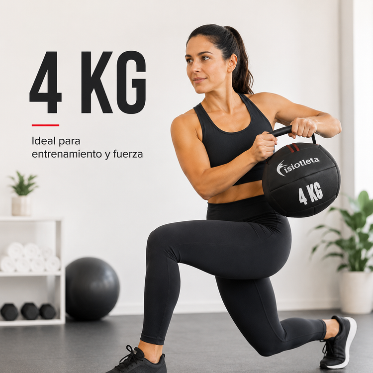 Set de Pelotas Medicinales 2, 3, 4 y 5 kg | Fitball de Peso para Fitness, Rehabilitación y Entrenamiento Funcional