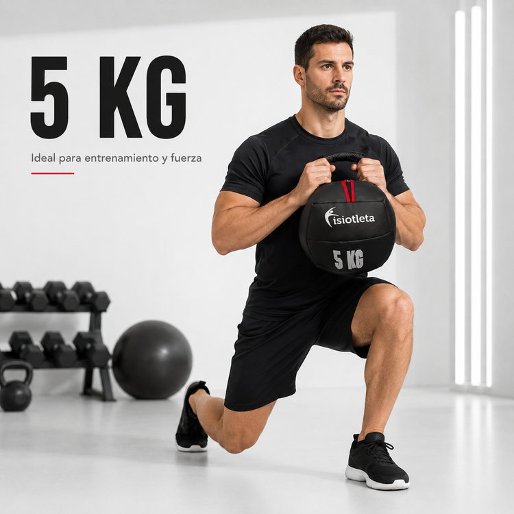 Set de Pelotas Medicinales 2, 3, 4 y 5 kg | Fitball de Peso para Fitness, Rehabilitación y Entrenamiento Funcional