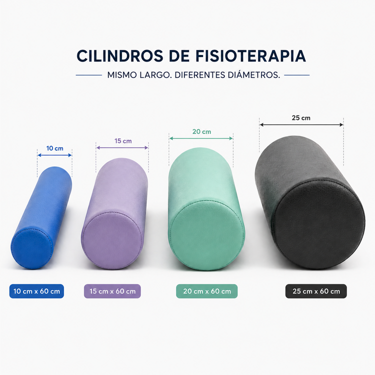 Cilindro Rodillo Para Terapia Cojín de Apoyo Rodillo de Reposo de Cabeza y Piernas