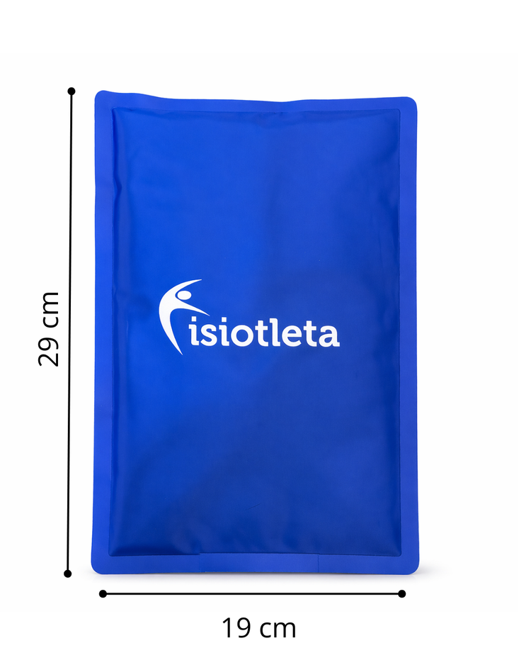 Compresas de Gel FISIOTLETA Frio/Caliente Alivio Terapéutico Profesional Diferentes Tamaños Nunca Se Congela