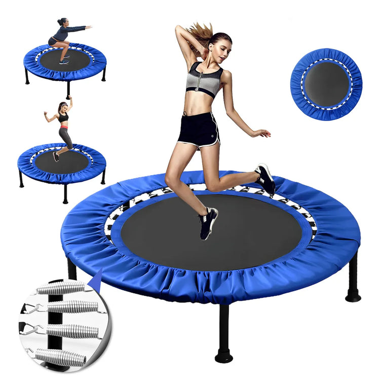 Trampolín Fitness para Ejercicio Jumping Brincolín de Aeróbicos para Cardio y Entrenamiento en Casa