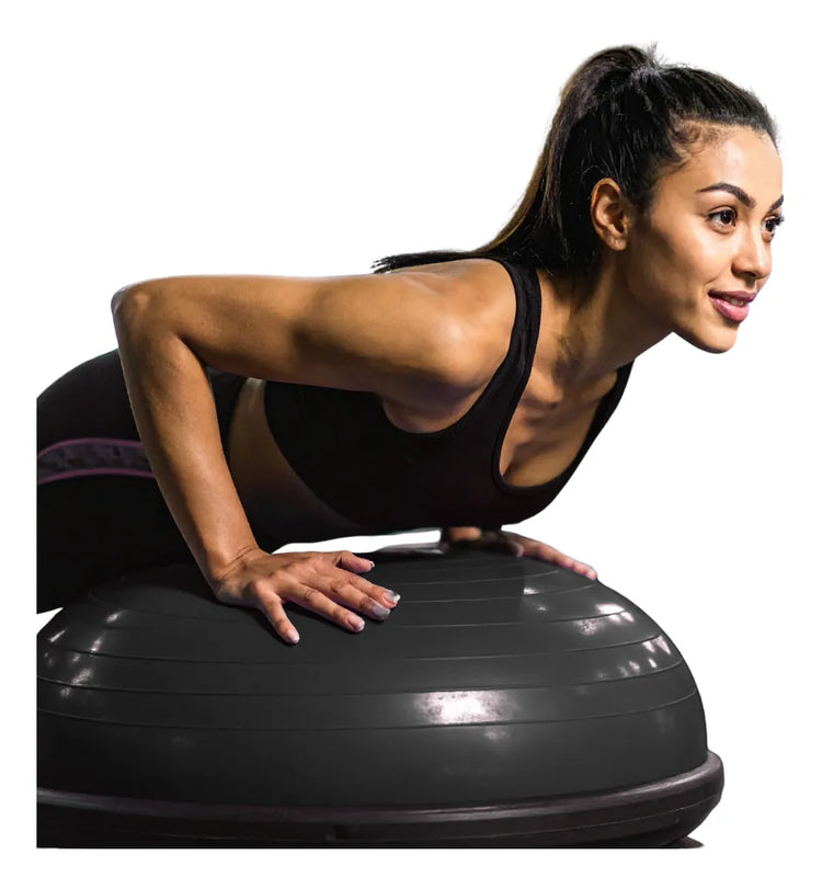 Pelota de balance y equilibrio con ligas tipo Bosu