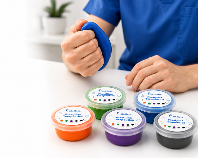 Plastilina Terapéutica para Rehabilitación de Manos y Dedos | Fortalecimiento y Ejercicio Sensorial
