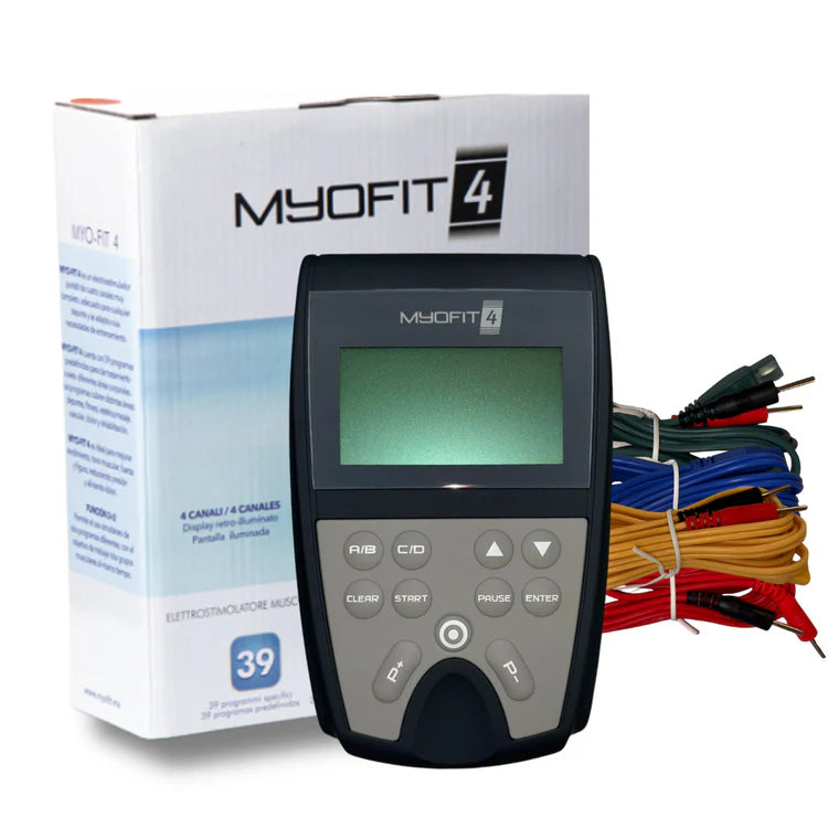 Combo Profesional de Fisioterapia | Electroestimulador Myofit 4 + Láser Fotón