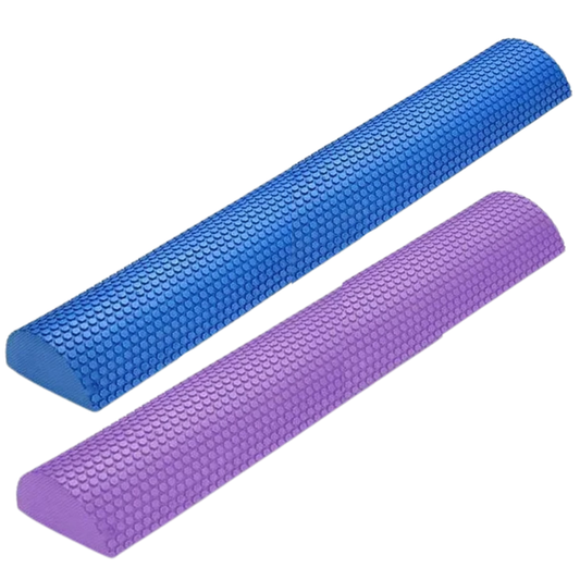 Medio Cilindro de 90 cm Fisiotleta – Soporte Premium para Rehabilitación, Pilates y Yoga