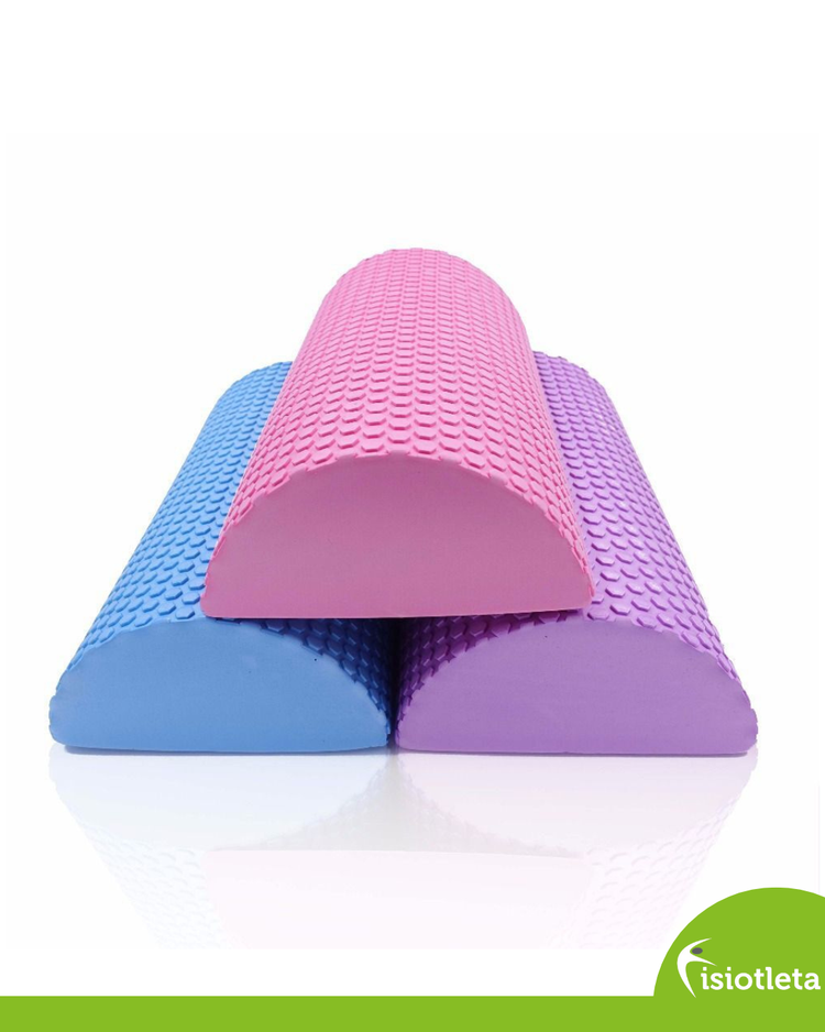 Kit de Propiocepción Fisiotleta Disco de Balance + Pelota Yoga/Pilates + Medio Cilindro tipo tronco de propiocepción 45 cm