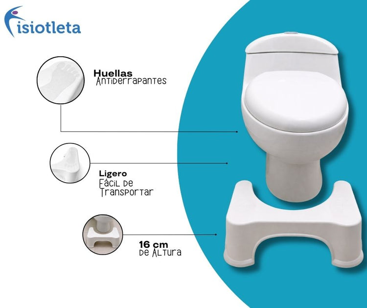 Banco Para Baño Que Facilita evacuación Ayuda Contra Estreñimiento, Colitis y Problemas Digestivos