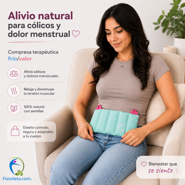 Compresa Ventral Abdominal Cólicos Frío y Calor
