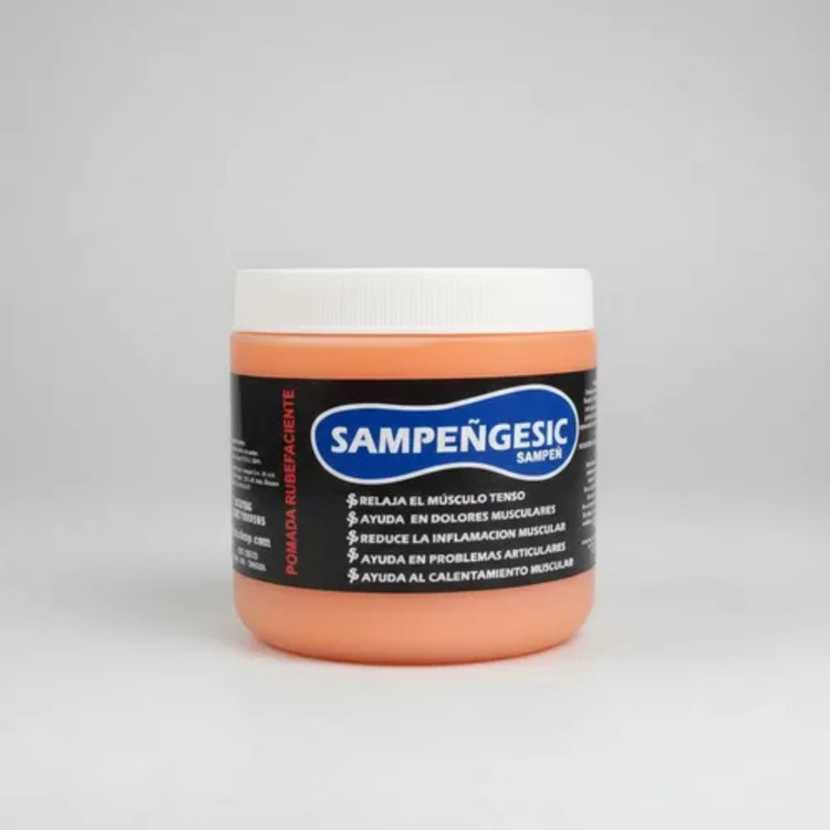Sampeñgesic Pomada Caliente Tipo Cramer De 125gr 250gr y 500gr