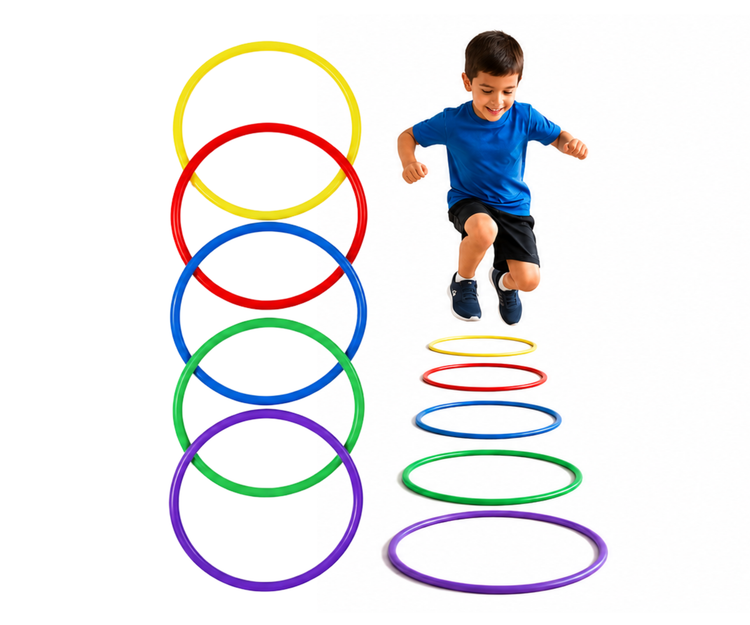 Aros de Entrenamiento Mini Infantil para Agilidad, Coordinación y Juego