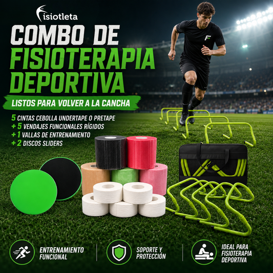 Combo Cancha Activa Vallas + Pretape + Funcional + Sliders Kit FUtbolero