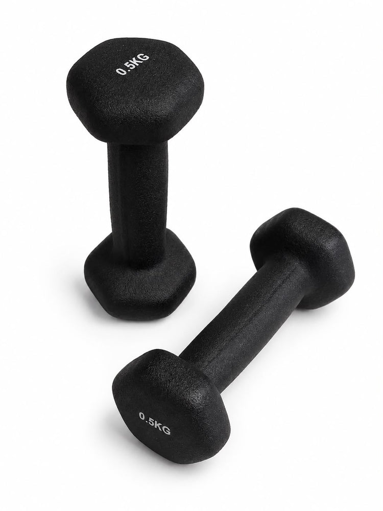 Par de Mancuernas de Medio Kilo 0.5kg para Fortalecimiento y Rehabilitación