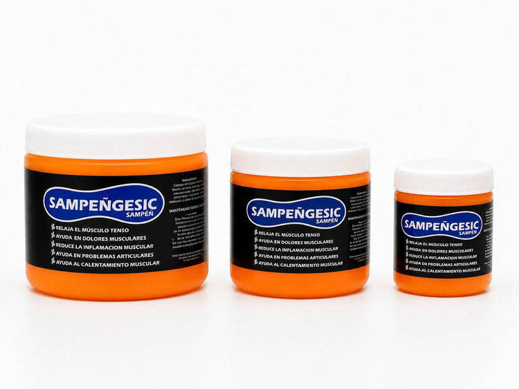 Sampeñgesic Pomada Caliente Tipo Cramer De 125gr 250gr y 500gr