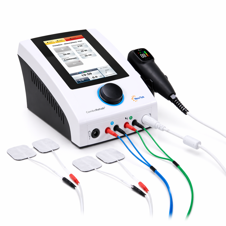 Equipo Combinado de Electroterapia y Ultrasonido CT2200 Pro 2 Canales | Fisioterapia Profesional Combo