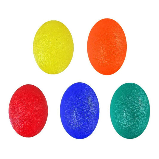 Set 5  Huevos Ejercitador Mano Antebrazo Colores Diferentes Resistencias