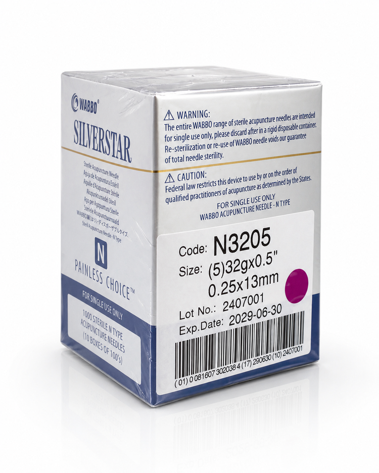 Agujas de Acupuntura Estériles SILVERSTAR Painless Choice | Uso Profesional