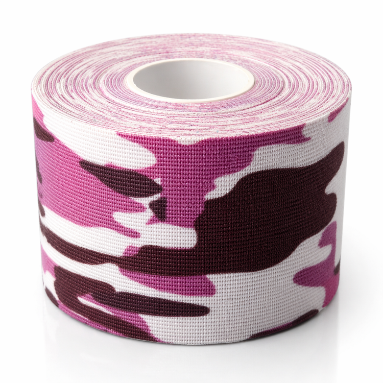 Cinta Kinesiológica Deportiva Camuflaje | Tape Neuromuscular para Alto Rendimiento y Recuperación