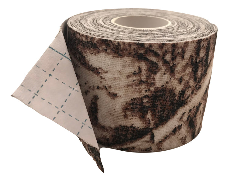 Cinta Kinesiológica Deportiva Camuflaje | Tape Neuromuscular para Alto Rendimiento y Recuperación